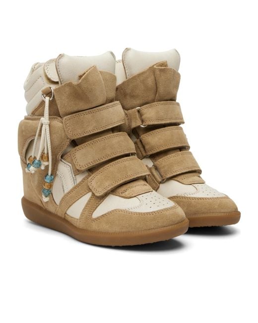 Isabel Marant Natural Bekett Sneakers