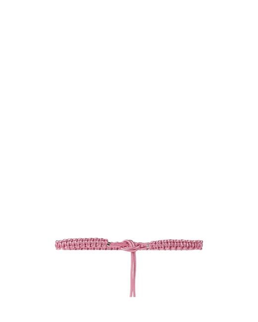 Isabel Marant Pink Woven Belts