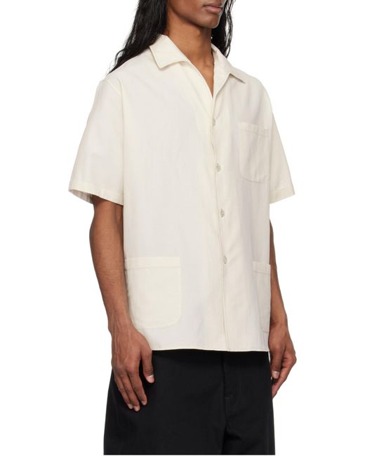 Maison Margiela White Short-Sleeve Shirt for men