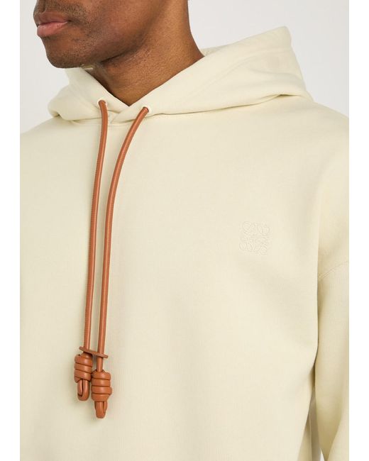 Loewe Natural Hooded Cotton Sweatshirt for men