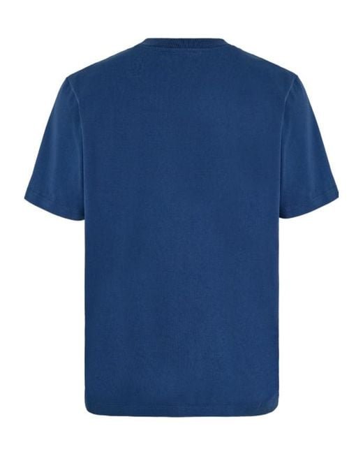 Casablanca Blue Classic Logo T-Shirt for men