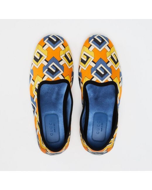 Gucci Yellow Full Fit Slippers