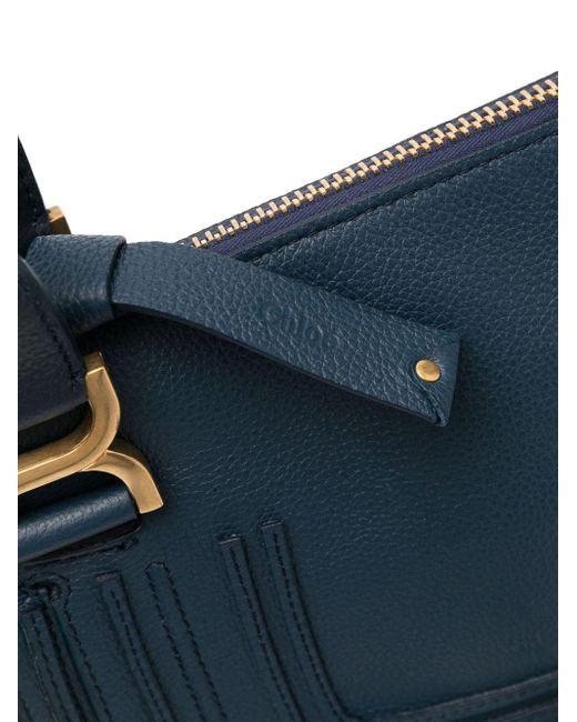 Chloé Blue Chloé Marcie Small Tote Bag