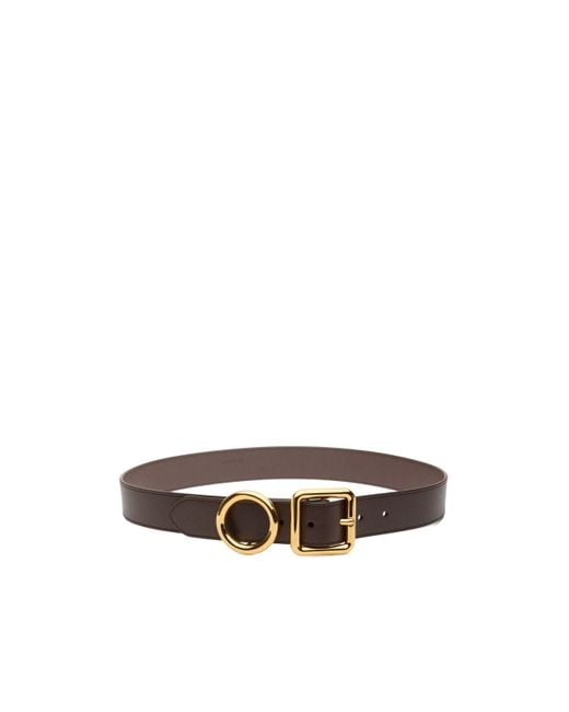 Jacquemus White The Regalo Buckled Belt