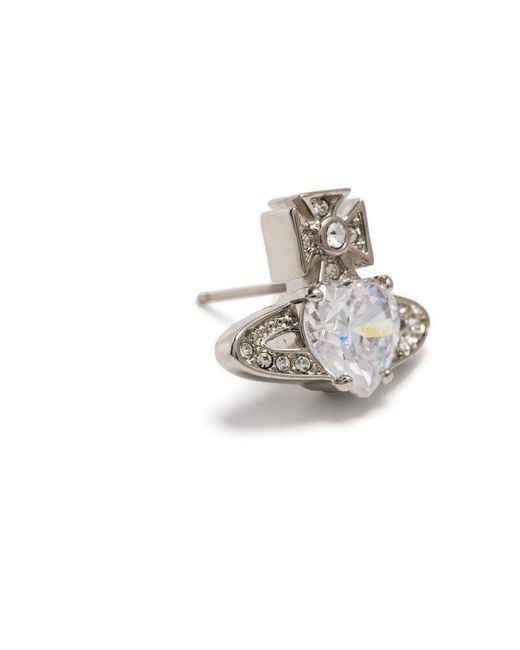 Vivienne Westwood White Ariella Earrings