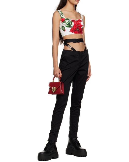 Dolce & Gabbana Red Small Devotion Tote Bag