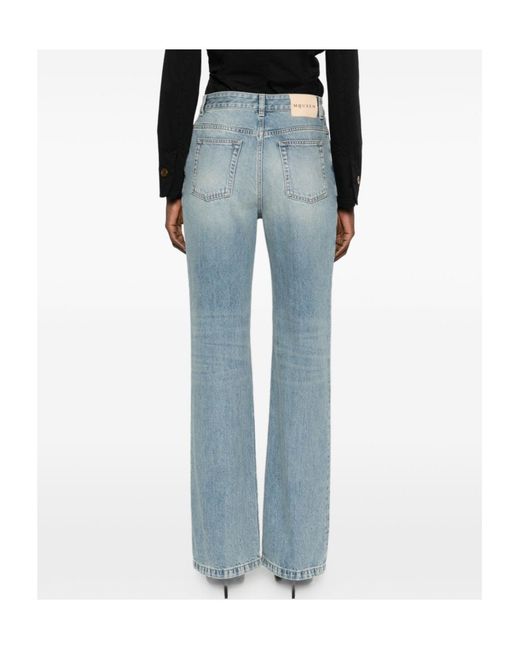 McQueen Blue Straight Leg Jeans