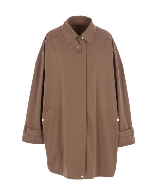 Totême Brown Totême Oversized Trench Jacket