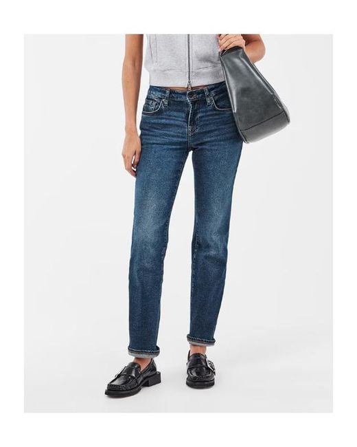 7 For All Mankind Blue Belt Loop Jeans