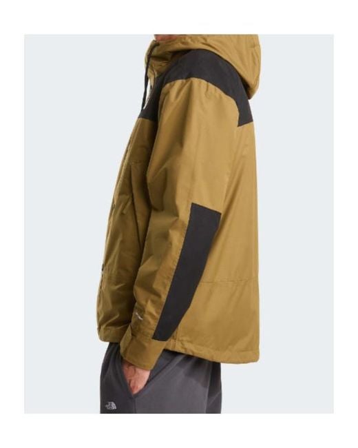 The North Face Green Reign On Hooded Rain Jacket for men