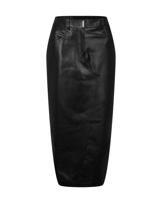 Givenchy Black Midi Skirt