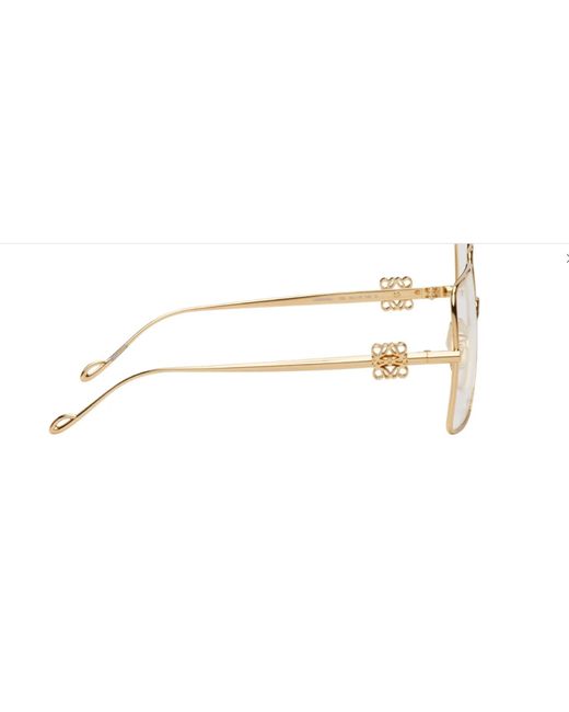 Loewe White Butterfly-Frame Glasses