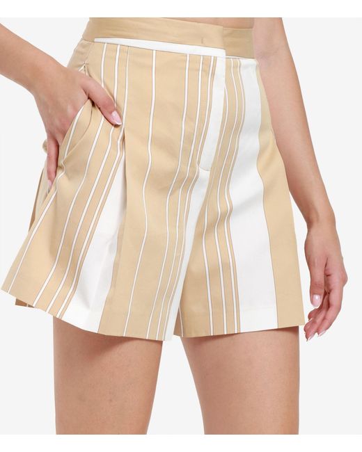 Semicouture Natural Pocket Shorts
