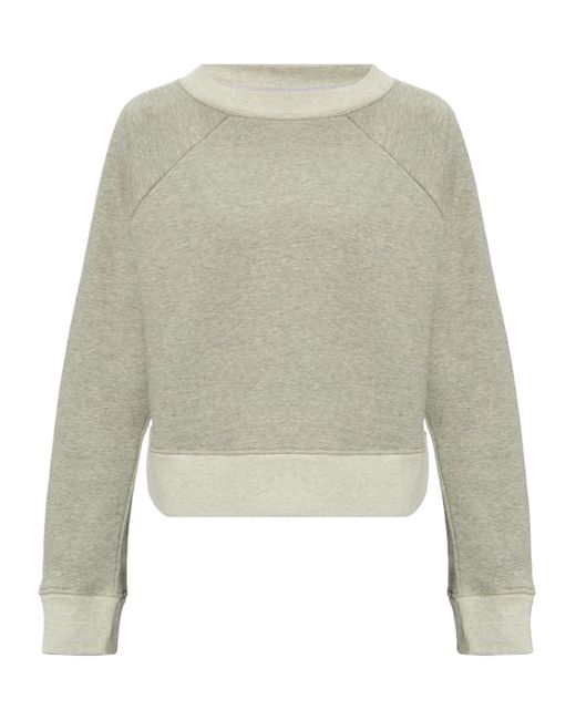 Victoria Beckham Natural Cropped Jumper