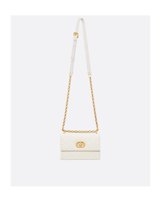 Dior White Miss Caro Mini Bag