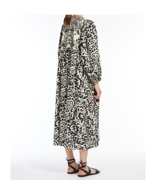 Weekend by Maxmara White Anzio All-Over Patterned Dress
