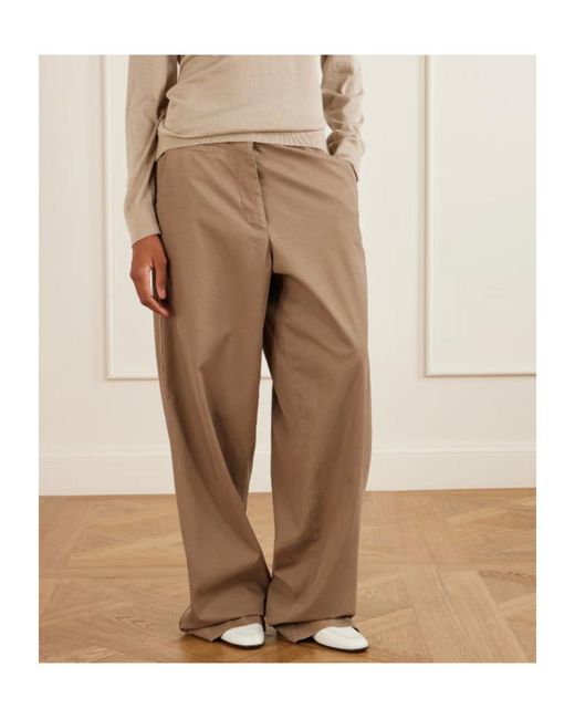 The Row White Adam Loafers