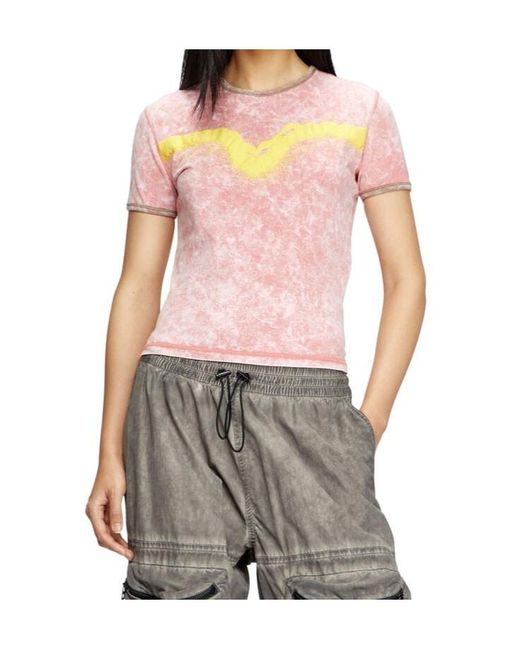 DIESEL Pink T-Uncutie T-Shirt