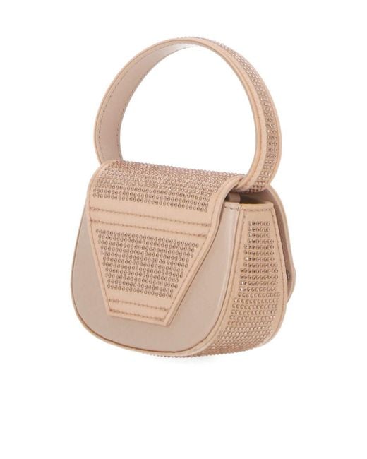 DIESEL Natural Mini 1Dr Crystal-Embellished Crossbody Bag