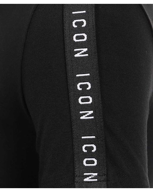 DSquared² Black Round-Neck Jumpsuit