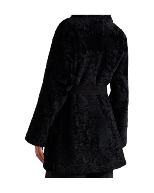 TOVE Black Vanessa Belted Coat
