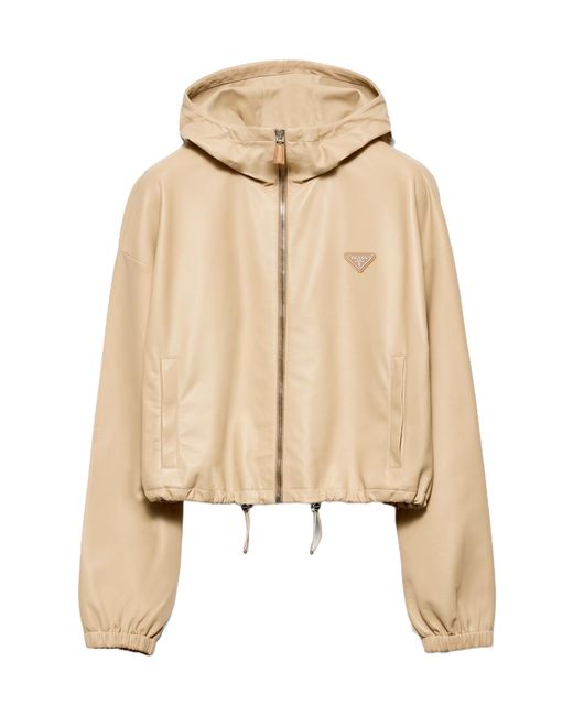 Prada Natural Nappa Leather Jacket