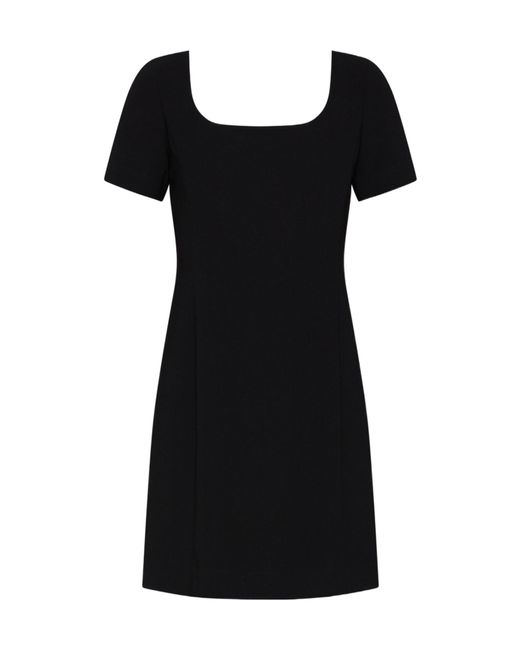 Marella Black Fit-And-Flare Dress
