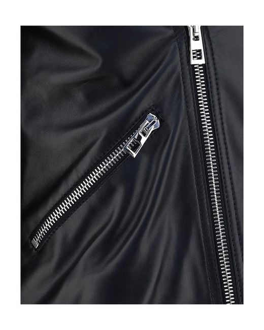 Loewe Black Biker Jacket for men