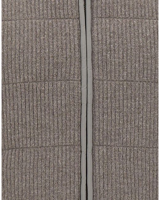 Gran Sasso Gray Zippered Vest for men