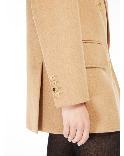 Max Mara Natural Olimpia Double-Breasted Blazer