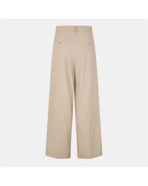 Weekend by Maxmara Natural Wide Leg Trousers