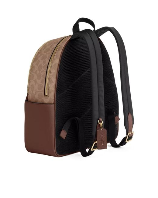 COACH Brown Court Backpack