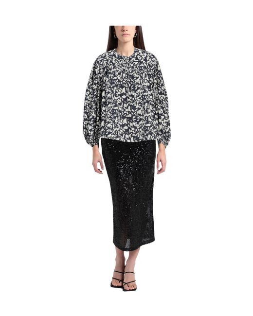 Isabel Marant Black Two-Tone Tops
