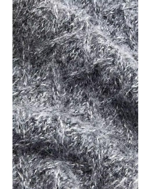 Moncler Blue Alpaca Blend Scarf