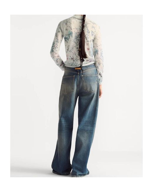 Dior White Embroidered Sweater