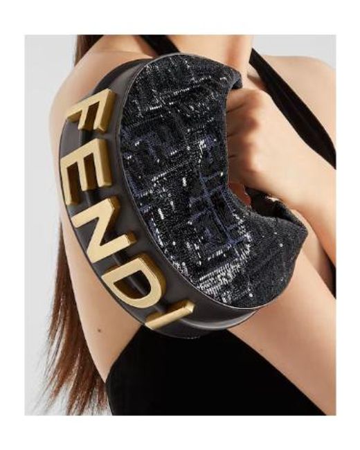 Fendi Black Graphy Mini Bag