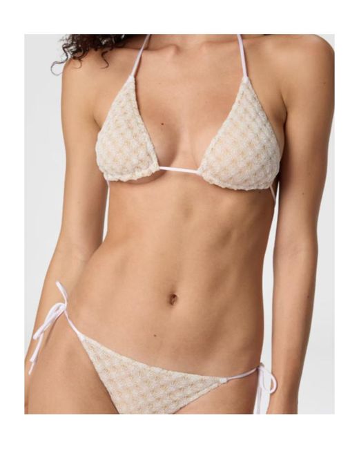 Missoni White Triangle Bikini