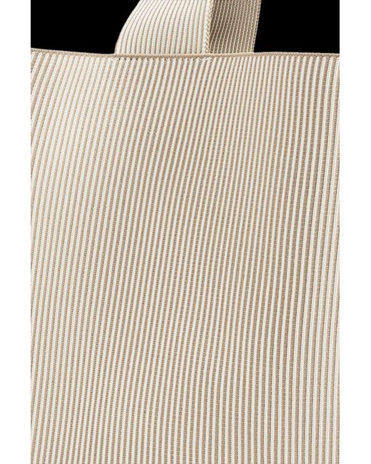 Samsøe & Samsøe Natural Samira Ribbed-Knit Shouder Bag