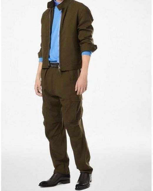 Tom Ford Green Long-Sleeved Casual Jacket for men