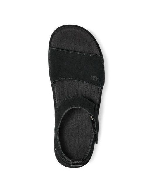 Ugg Black Goldenstar Platform Sandals