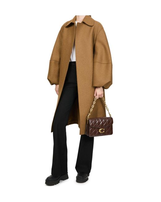COACH Brown Chain Tabby Shoulder Bag