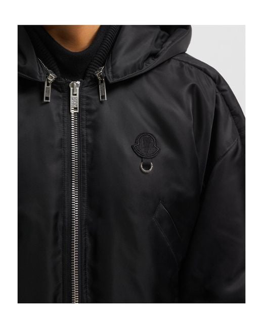 Moncler Black X Willow Smith Malek Hooded Short Down Jacket