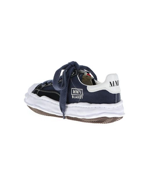 Maison Mihara Yasuhiro Blue Blakey Platform Low-Top Sneakers for men