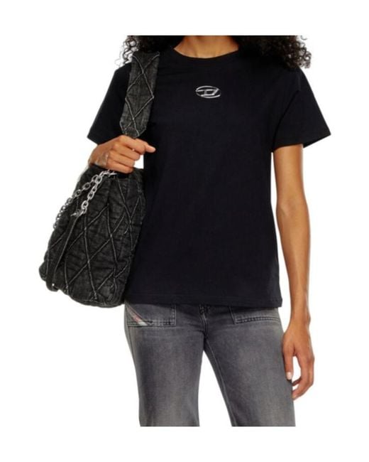 DIESEL Black Open-Necked Shirt