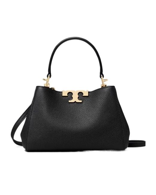 Tory Burch Black Mini Eleanor Soft Satchel