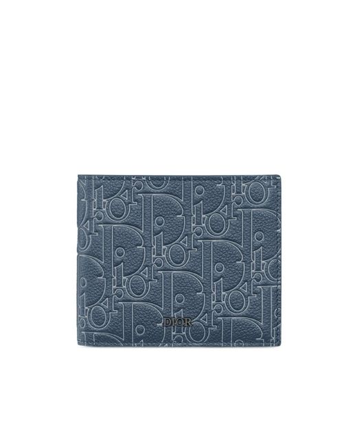 Dior Blue Bifold Wallet for men