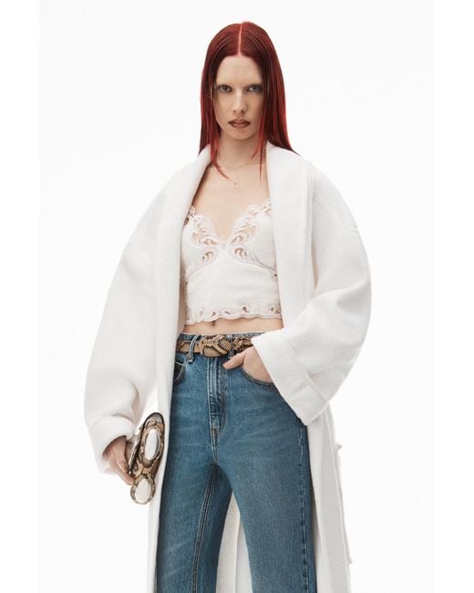 Alexander Wang Blue Stacked High-Rise Slim Jeans