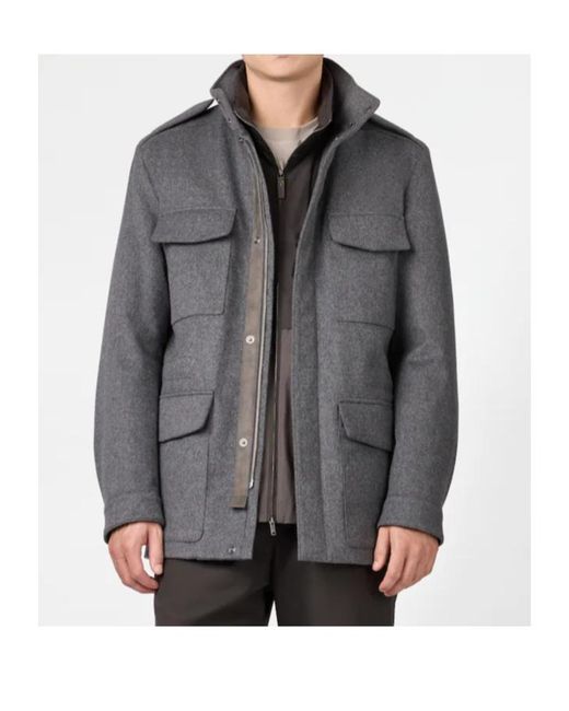 Tod's Gray Field Jacket for men