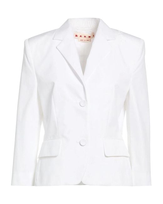Marni White Classic Single- Suit
