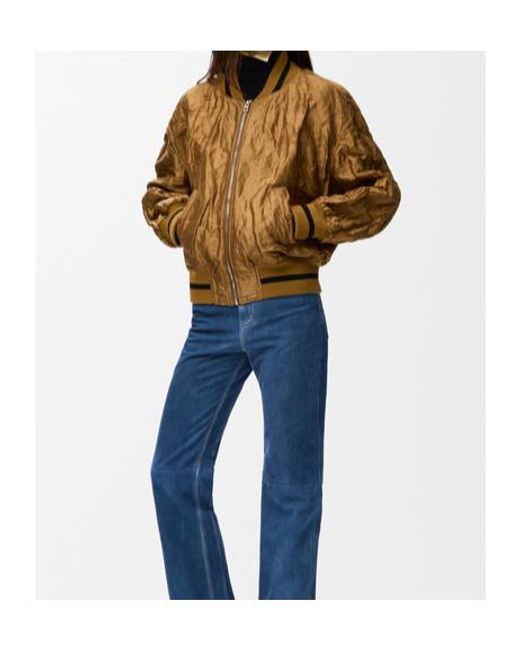 Loewe Brown Bomber Jacket